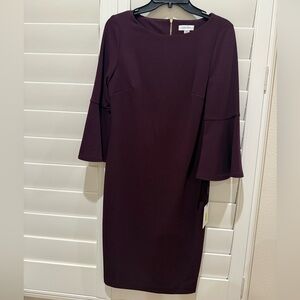 Calvin Klein Deep Purple Dress NWT